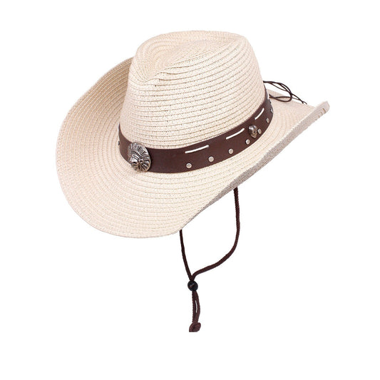 Rodeo Bandit Cowgirl Hat (Beige)