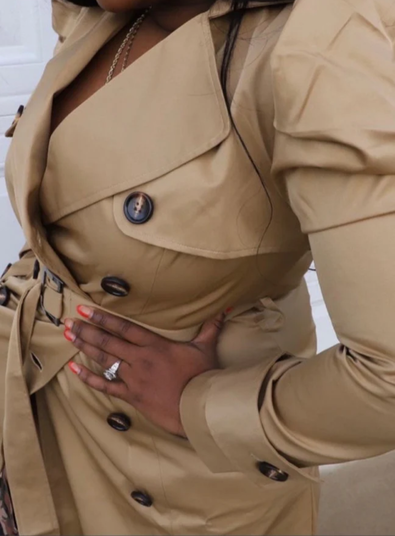 Bad girl trench coat