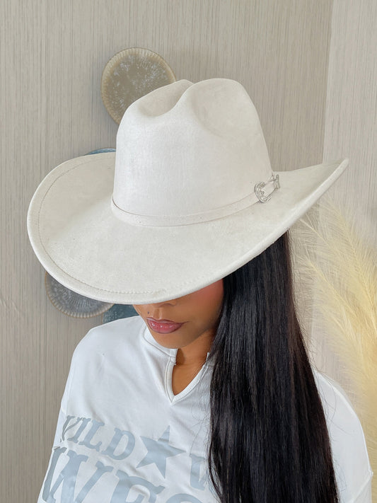 Saddle Luxe Cowgirl Hat (white)