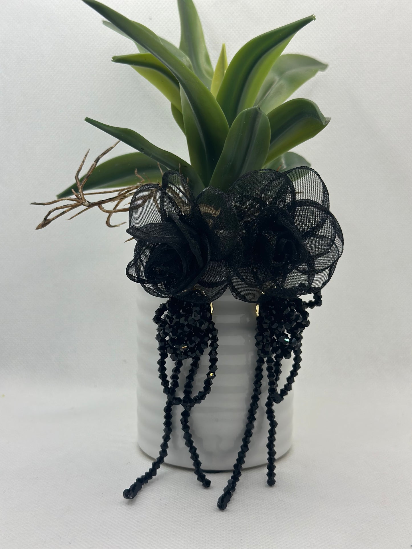 Black n Bougie Earrings