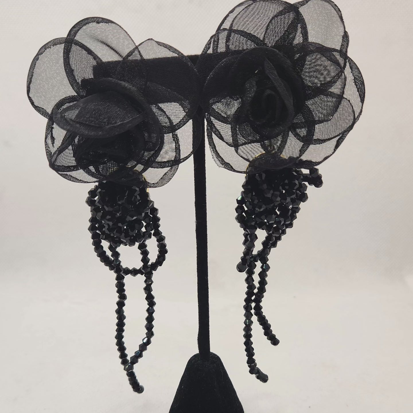 Black n Bougie Earrings