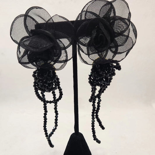 Black n Bougie Earrings