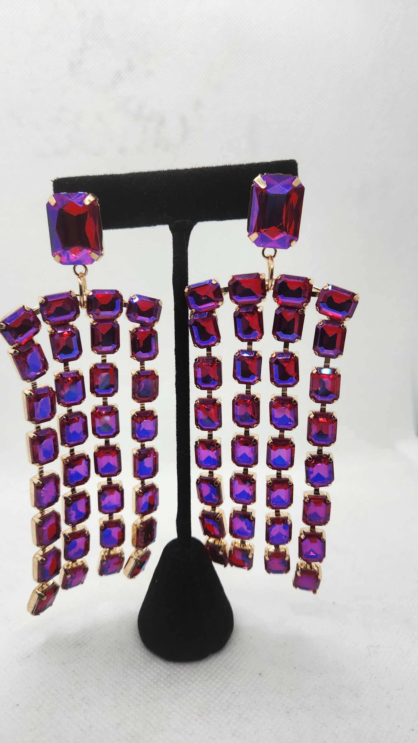 Cuff It Earrings (Fuschia)