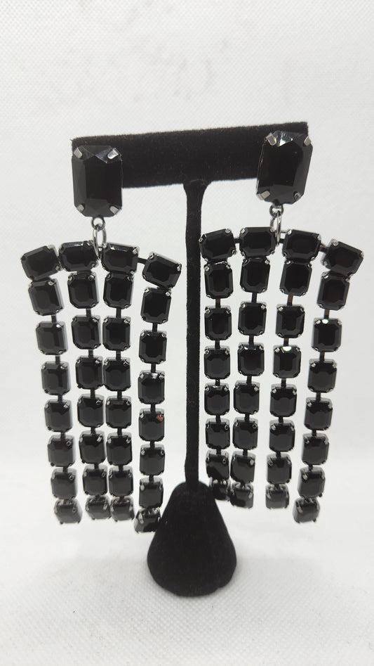 Cuff It Earrings (Black)