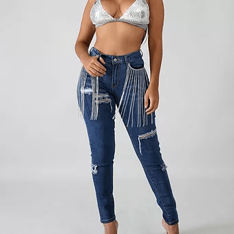 Diamonds n Denim Jeans