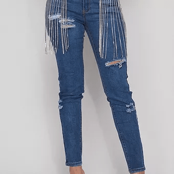 Diamonds n Denim Jeans