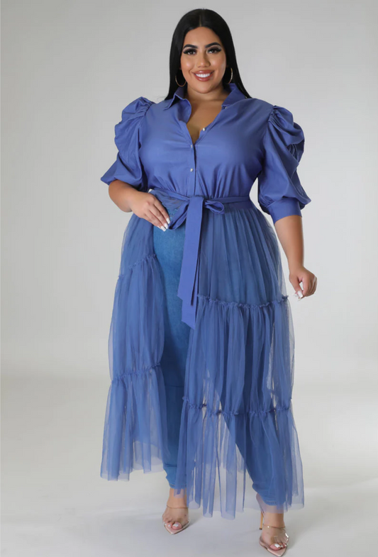 Glam Fab Tulle Dress (PLUS)