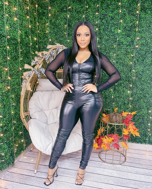 Leather or not here I come pants