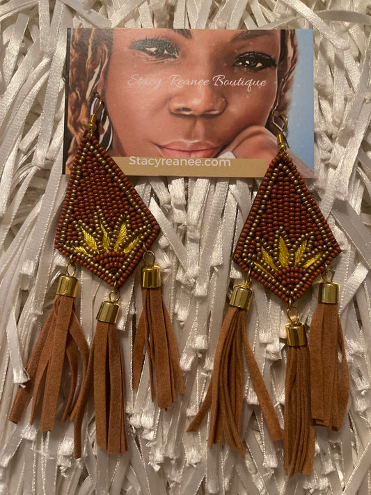 Goddess Fringe Earrings