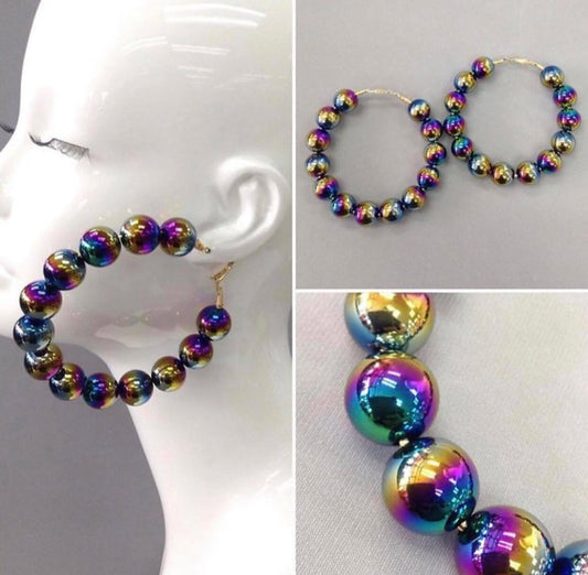 Mardi Gras Earrings