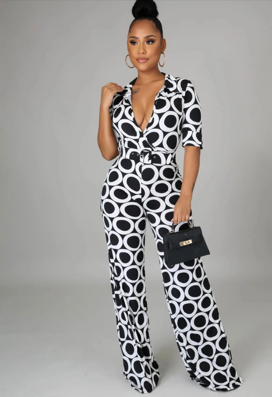 Spotlight Jumpsuit w/ Belt