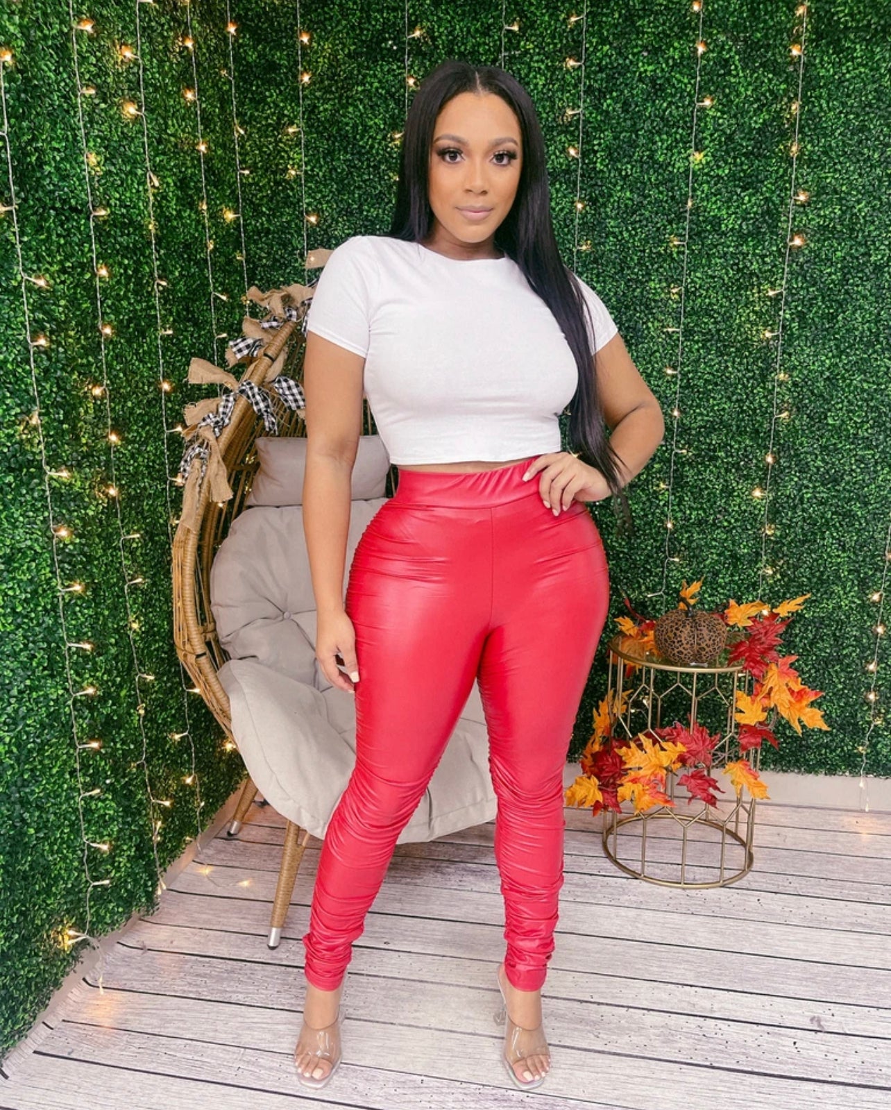 Leather or not here I come pants