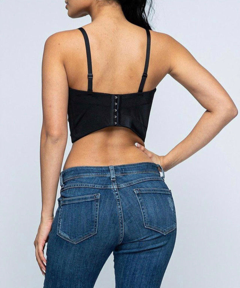 Rhinestone Bustier