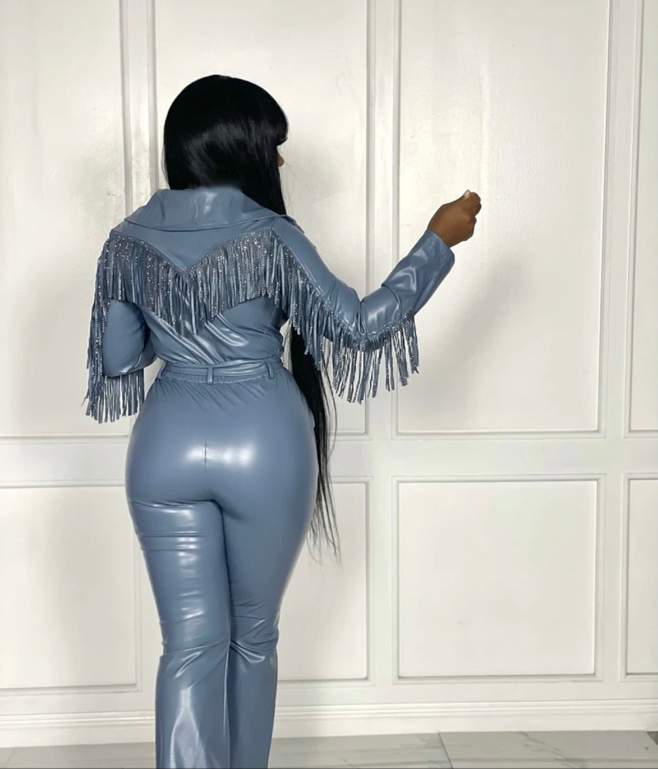 All Blue Baby Jumpsuit