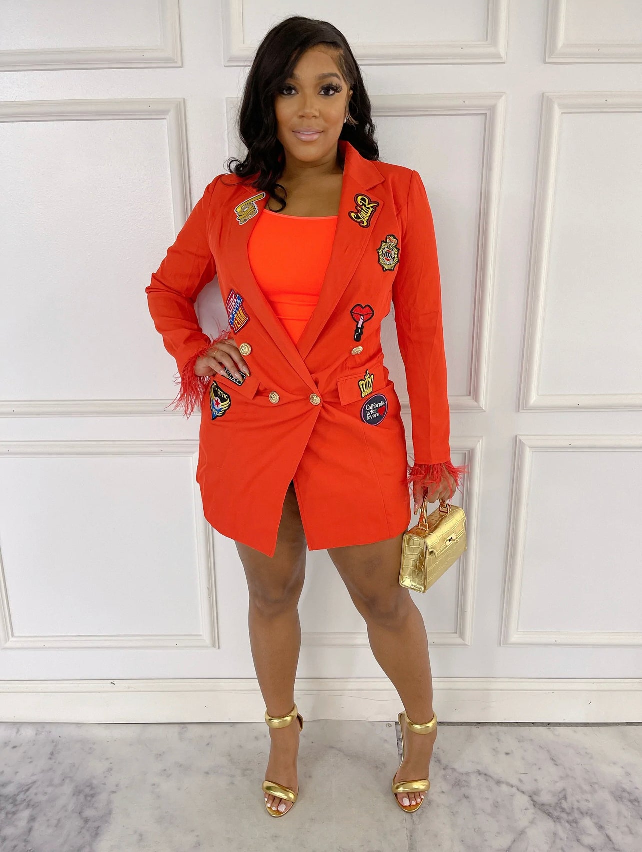 Cali Patch Blazer/Dress