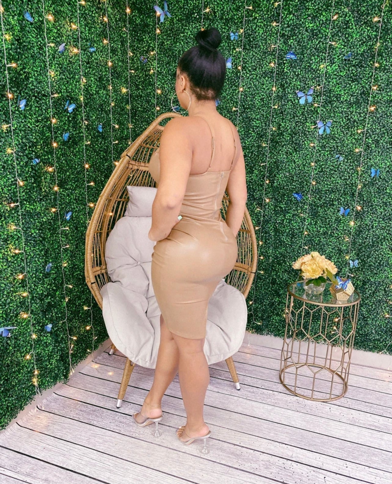 The Lounge Faux Leather Dress