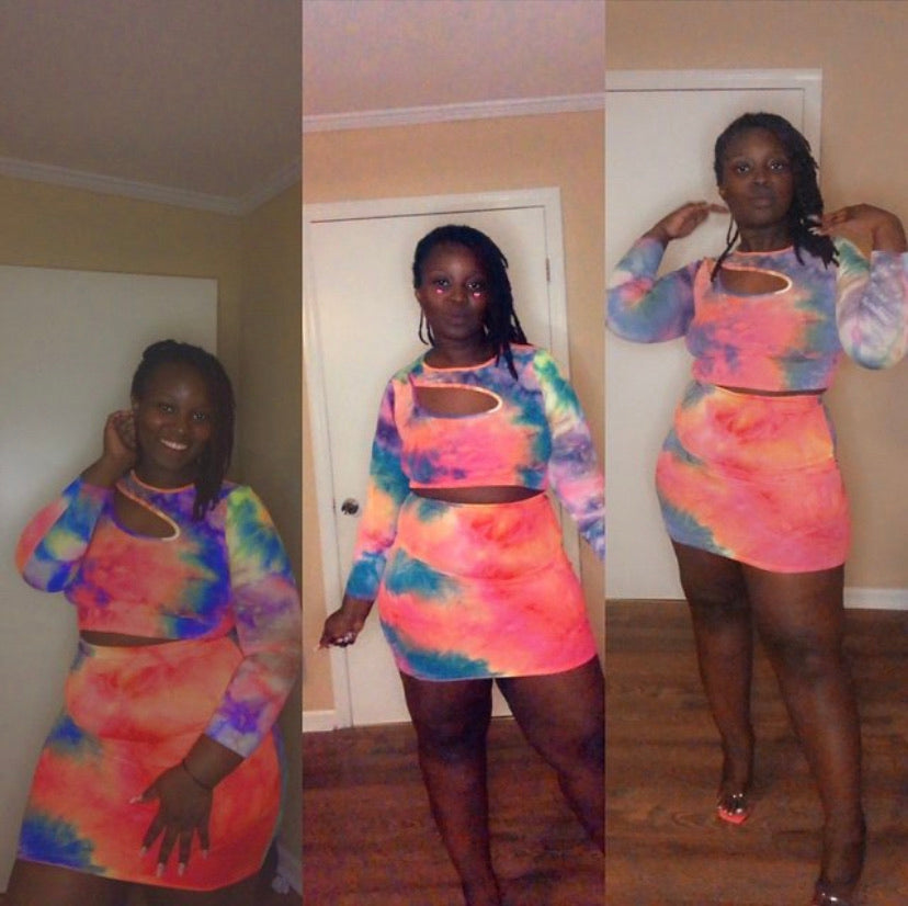 Kiss my Tie Dye 2 pc set *SALE*