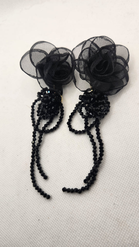 Black n Bougie Earrings
