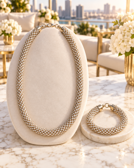 Luxe Necklace and Bracelet Set