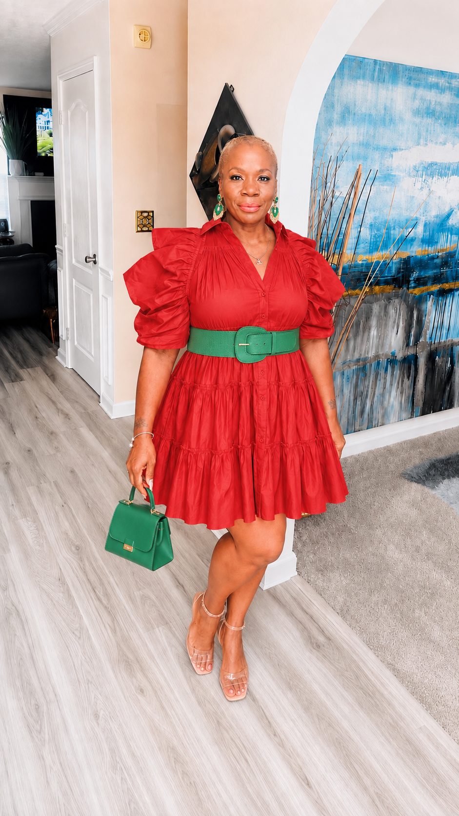 The Scarlet Statement Dress