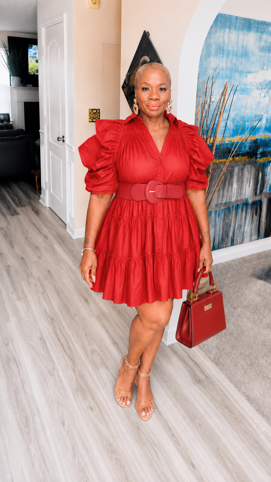 The Scarlet Statement Dress