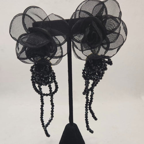 Black n Bougie Earrings