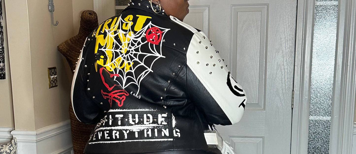 Tatted Bikers Jacket