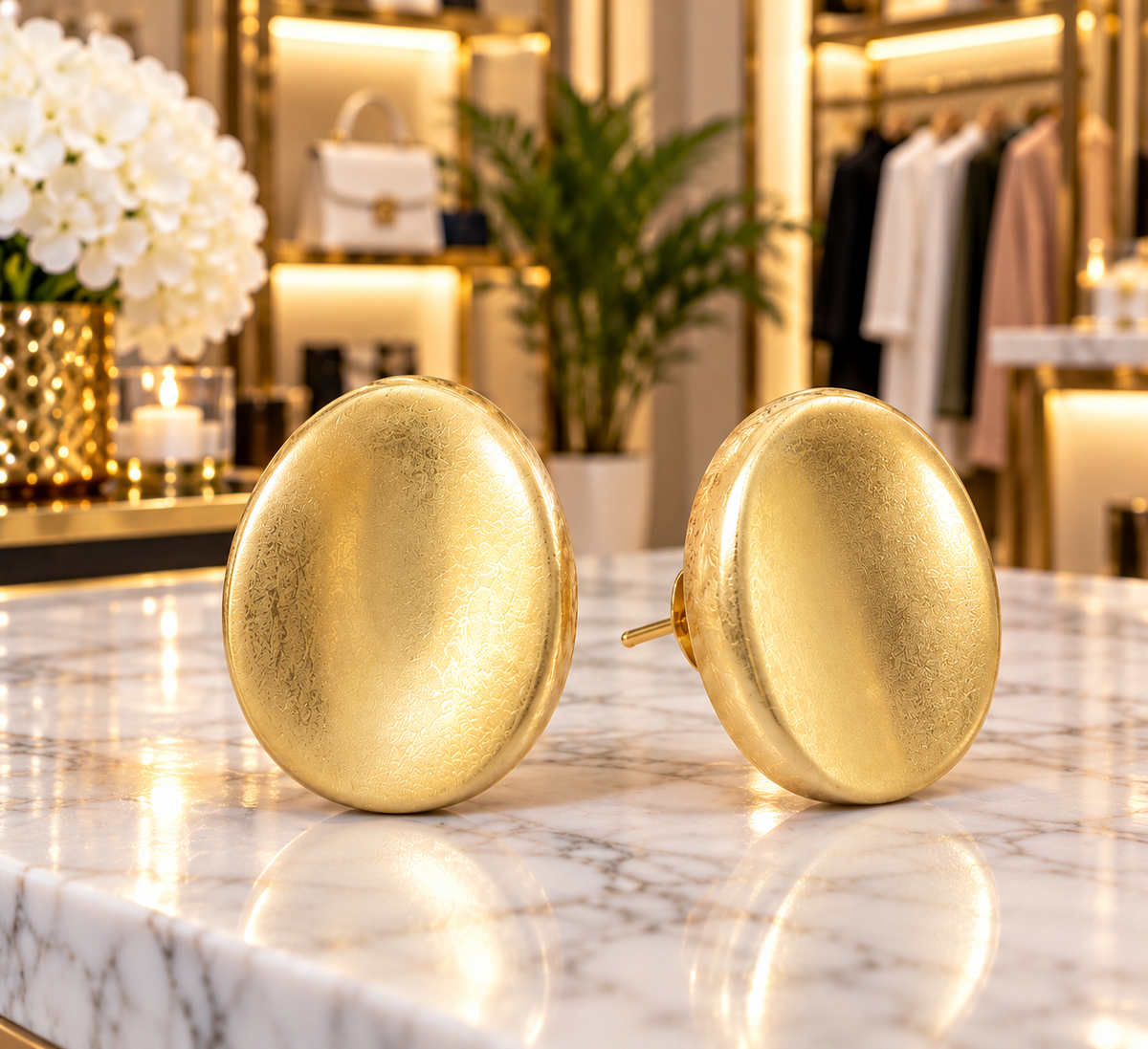 The Golden Hour Statement Earrings
