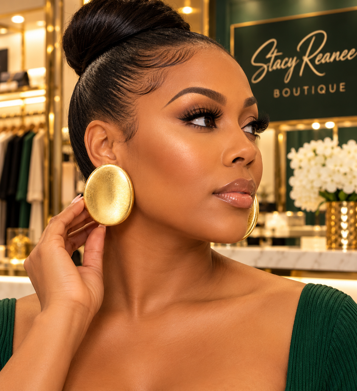The Golden Hour Statement Earrings