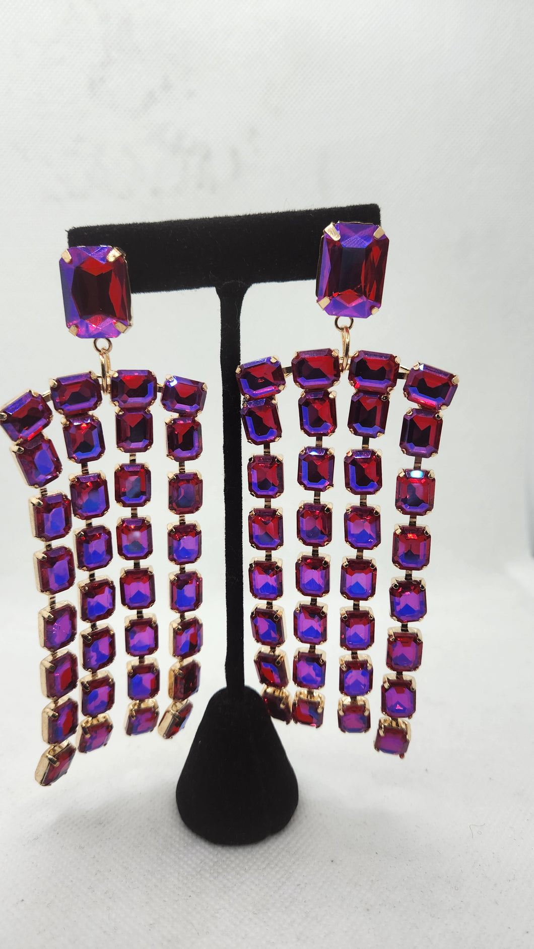 Cuff It Earrings (Fuschia)