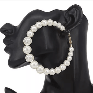 Circle of Life Pearl Earrings