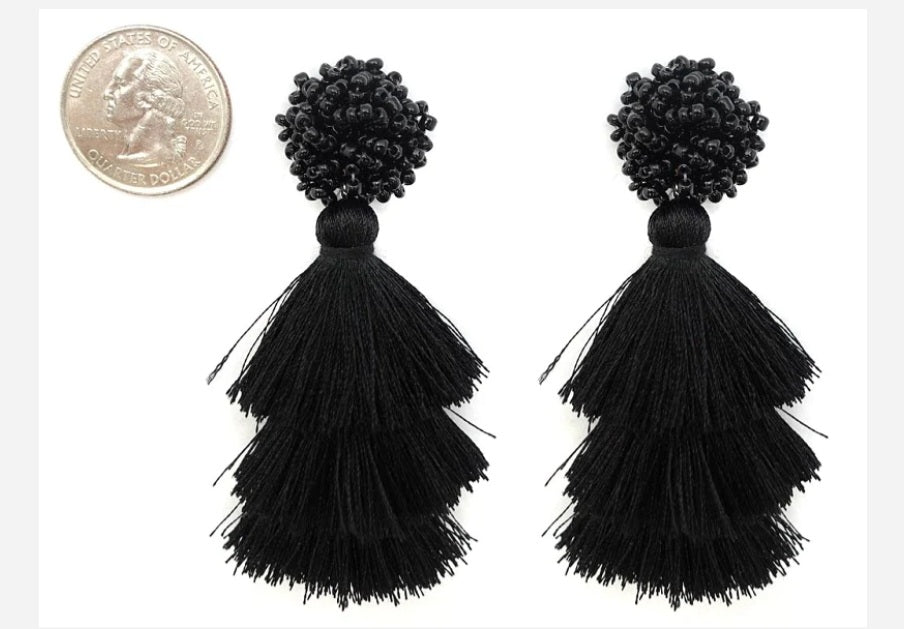 Miami Earrings (Black)