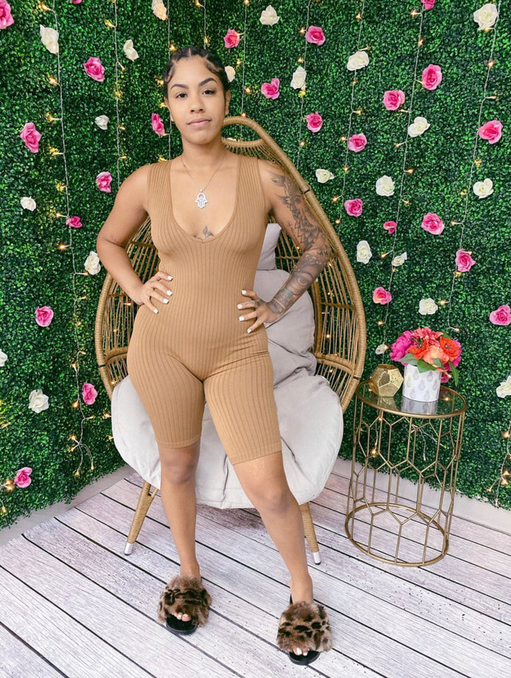 V Neck Romper (one Size)