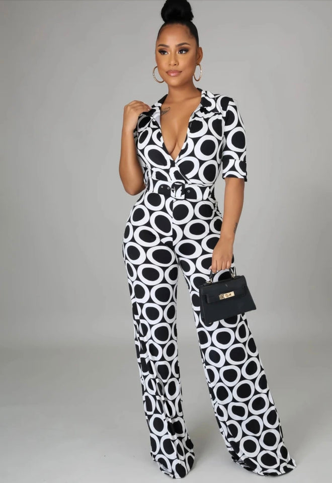 Spotlight Jumpsuit w/ Belt