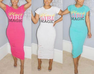 Black Girl Magic Dress (Plus Size) *SALE*