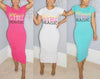 Black Girl Magic Dress (Plus Size) *SALE*
