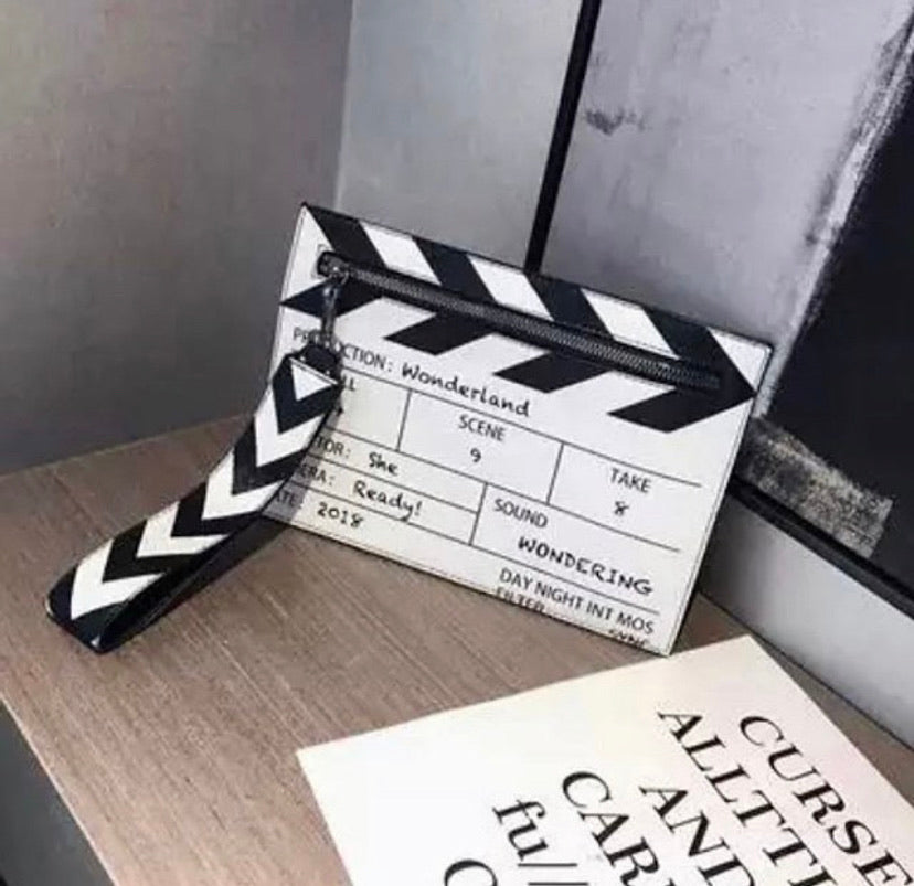 Lights! Camera! Action!  Purse/Clutch