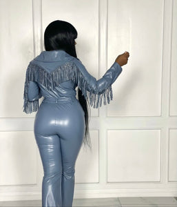 All Blue Baby Jumpsuit