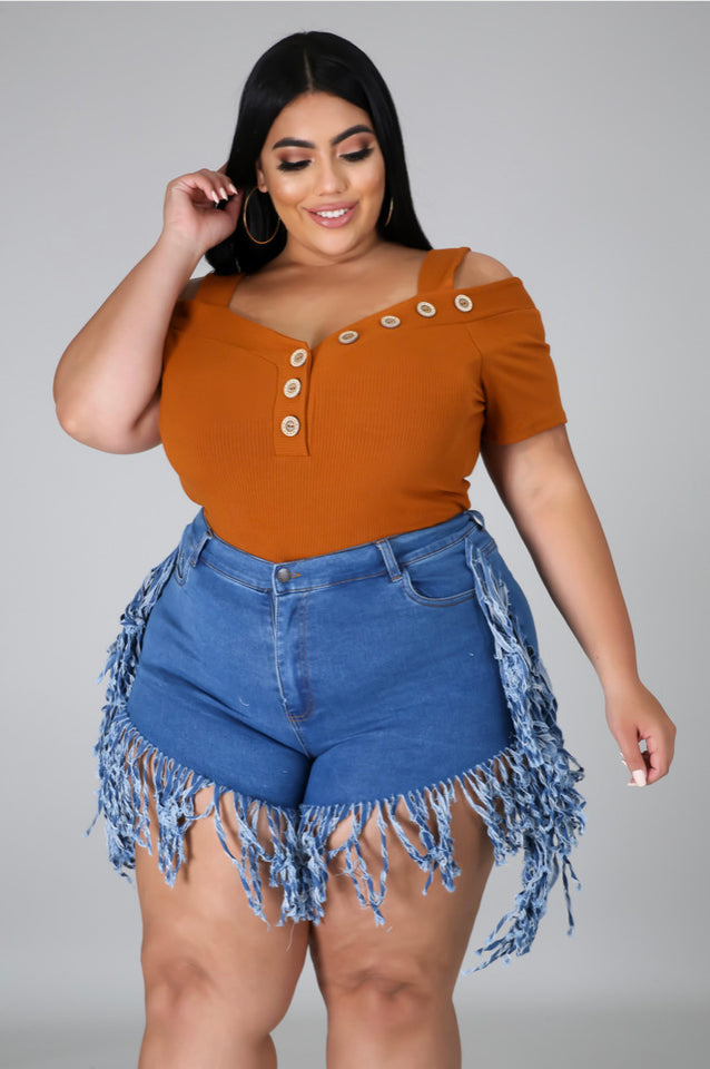 Fringe 4 life Denim shorts