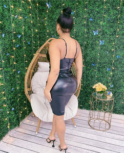The Lounge Faux Leather Dress