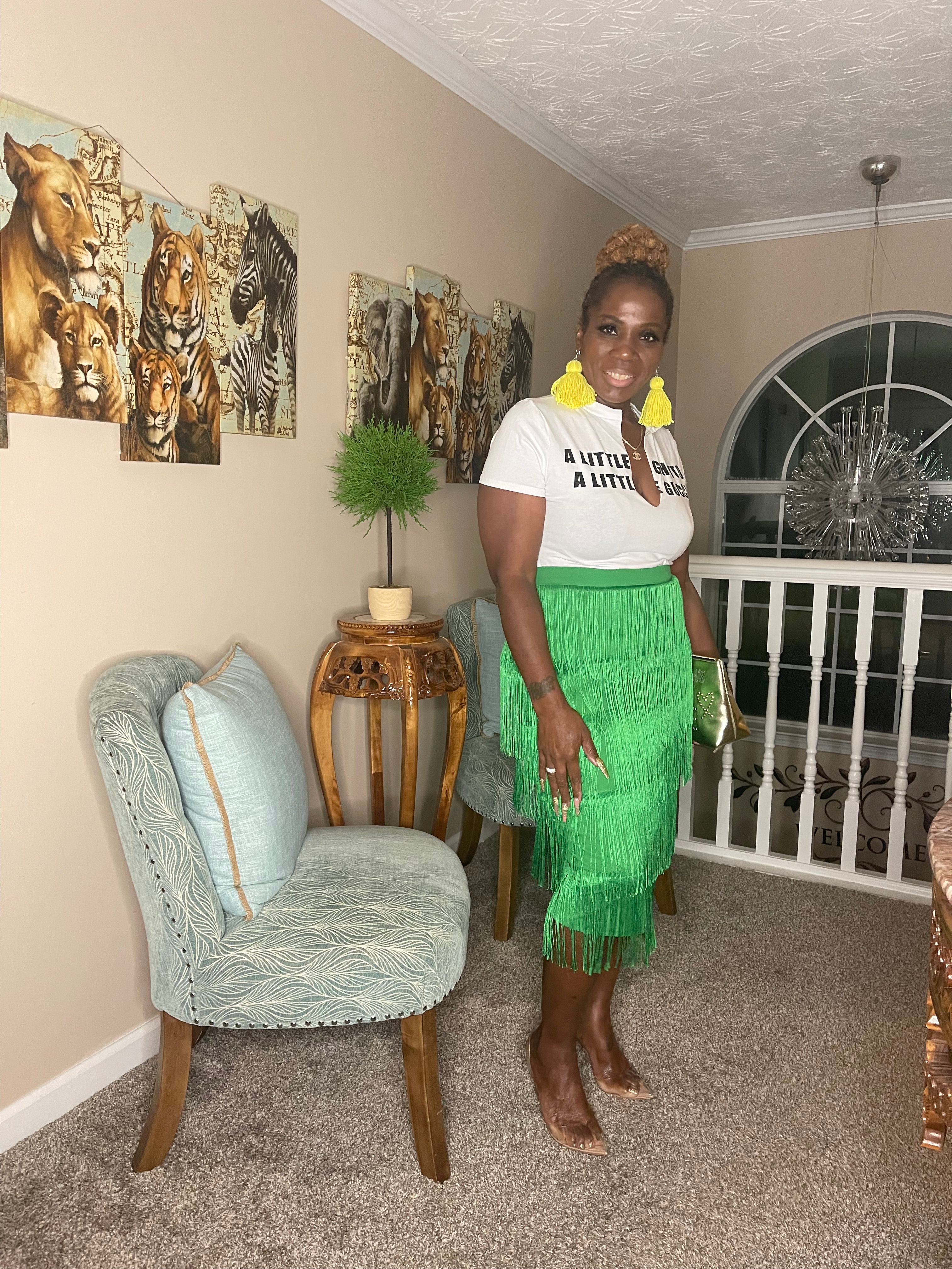 Tina's Fringe Skirt – Stacy Reanee Boutique, LLC