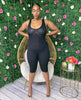 Solid Stretch Romper (Plus)