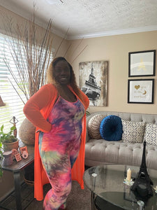 Orange Sorbet (Plus Size)cover up