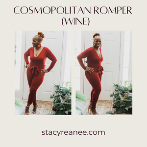 Cosmopolitan (Wine) Romper