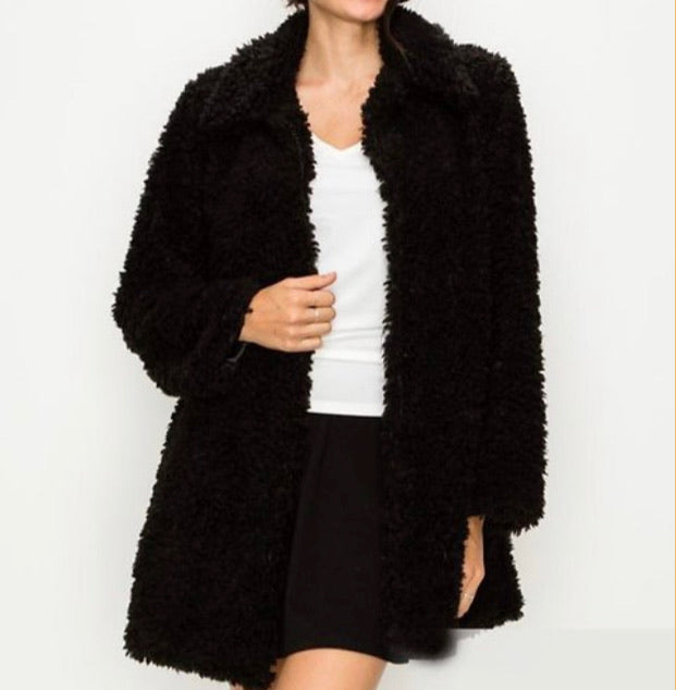 Kammy Fuzzy Teddy Bear Coat