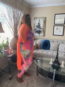 Orange Sorbet (Plus Size)cover up